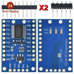 PCF8575 Module Expansion IO port Expander board DC 2.5-5.5V I2C communication control 16 IO ports For Arduino