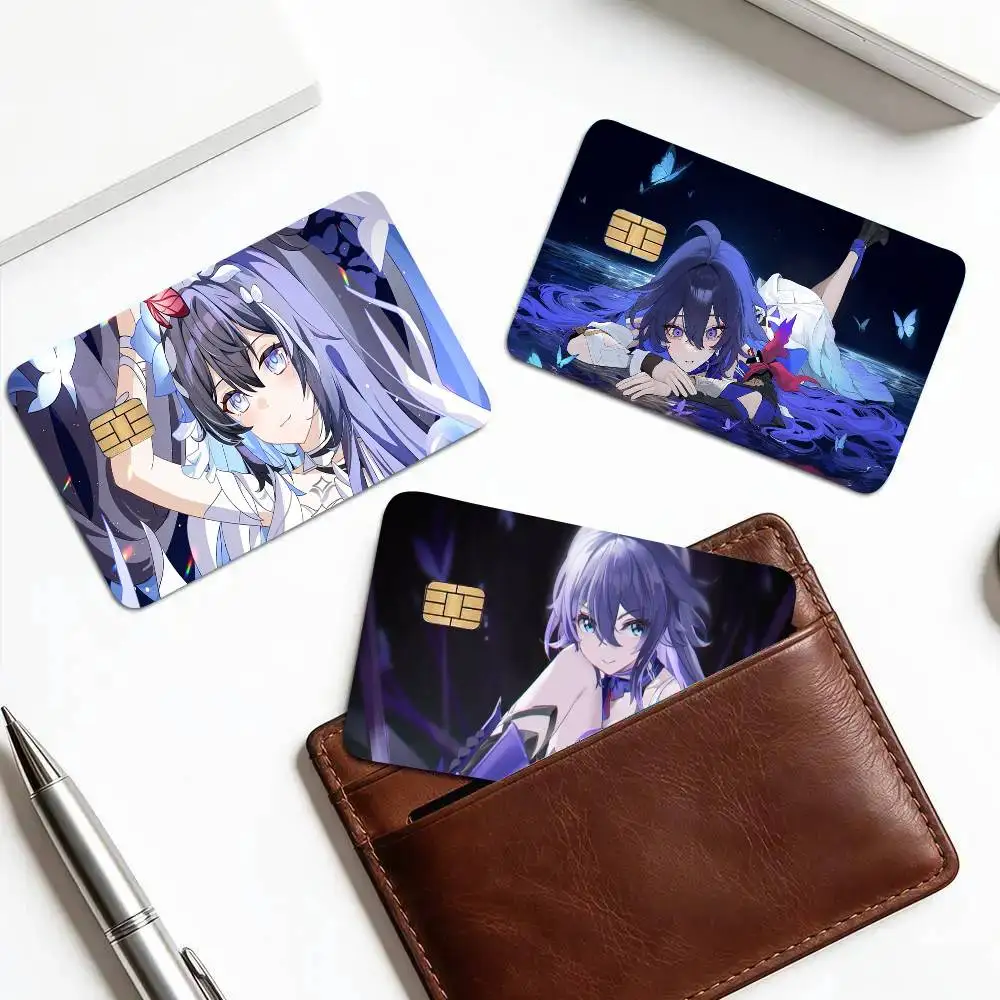 Seele Animated Game Honkai Star Rail Art Print Credit Card Skin Waterproof PVC Bank Card Decal