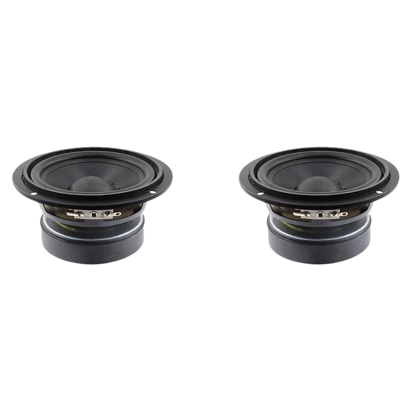 【Koop nu】2X Universele 4,5 inch ronde luidspreker Stereogeluidssysteem 25 W Premium audio-accessoires Audio Midrange-luidspreker