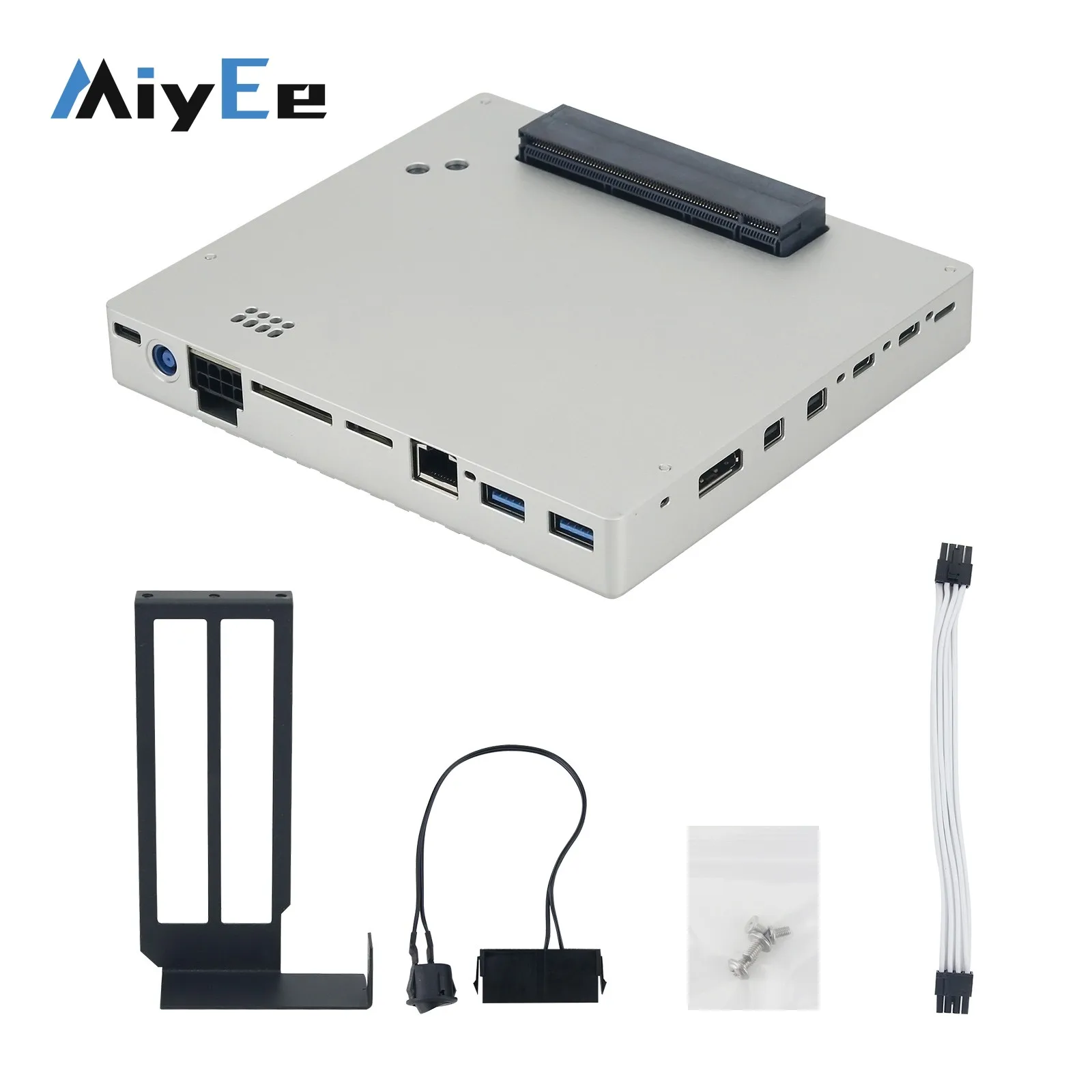 CX GPU Dock Portable High Performance Graphics Card Expansion Dock Double Thunderbolt 100W+15W with/no Thunderbolt4 Cable