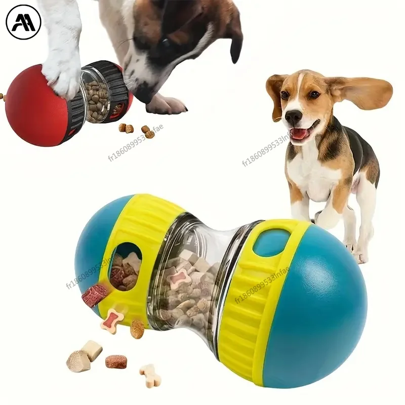 Juguete Dispensador de Golosinas Interactivo para Perros – Comedero Lento para Todo Tipo de Alimentos, Comida Divertida y Saludable, Plástico Resistente