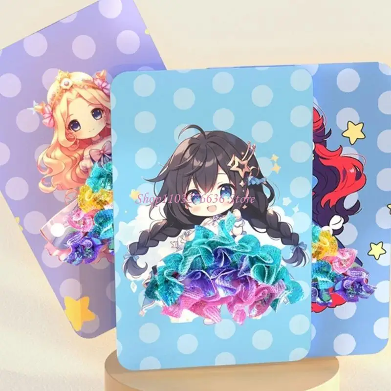 R6FD Meisjes Prinses Verkleden Porren Porren Boek Kinderen Veranderen Kleding Speelgoed