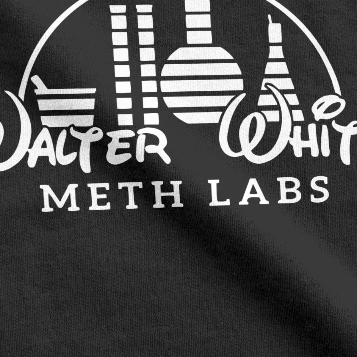 Walter White Meth Labs T Shirt Men Women Cotton T-Shirt Breaking Bad Heisenberg Jesse Pinkman Tees Short Sleeve Tops Big Size