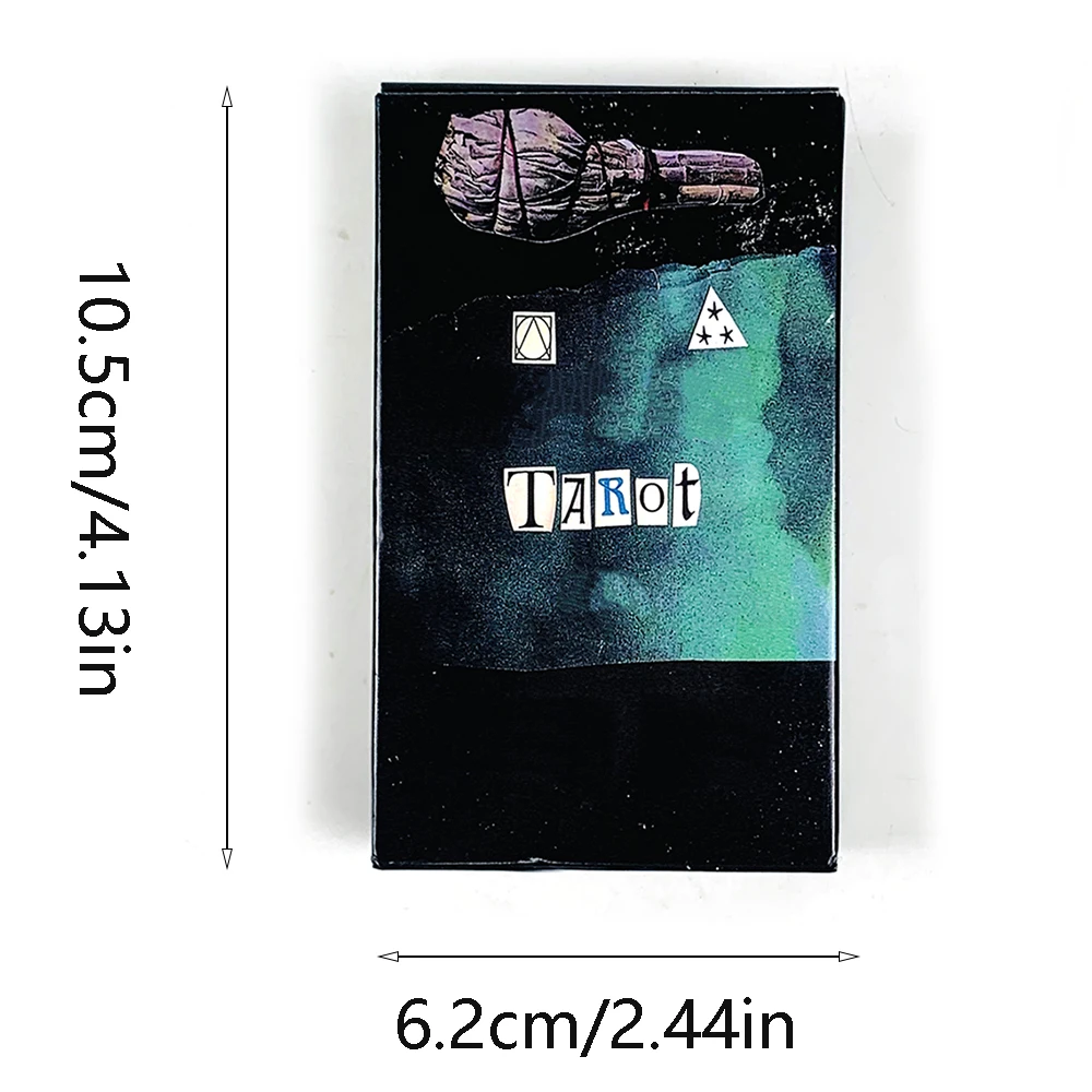 بطاقات التارو الجديدة 78 بطاقة الترفيه بطاقة الترفيه جمع الأسرة لوحة العرافة لعب الورق لعبة التخييم #6