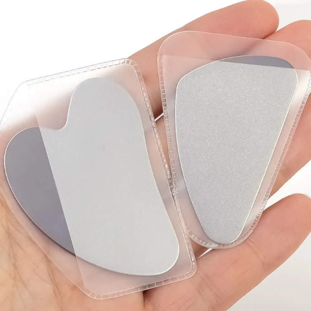 สแตนเลสทนทาน Gua Sha Scraper รูปหัวใจ Universal เครื่องนวดหน้า Guasha เครื่องมือนวดสําหรับความงามบนใบหน้านวดตา