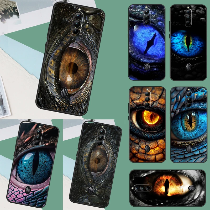 Dragon Eye Gothic Case For ZTE Nubia Red Magic 8S Pro 8 Pro Plus 7S 7 Pro 6 6S 6R 5G 5S Cover Shell Fundas