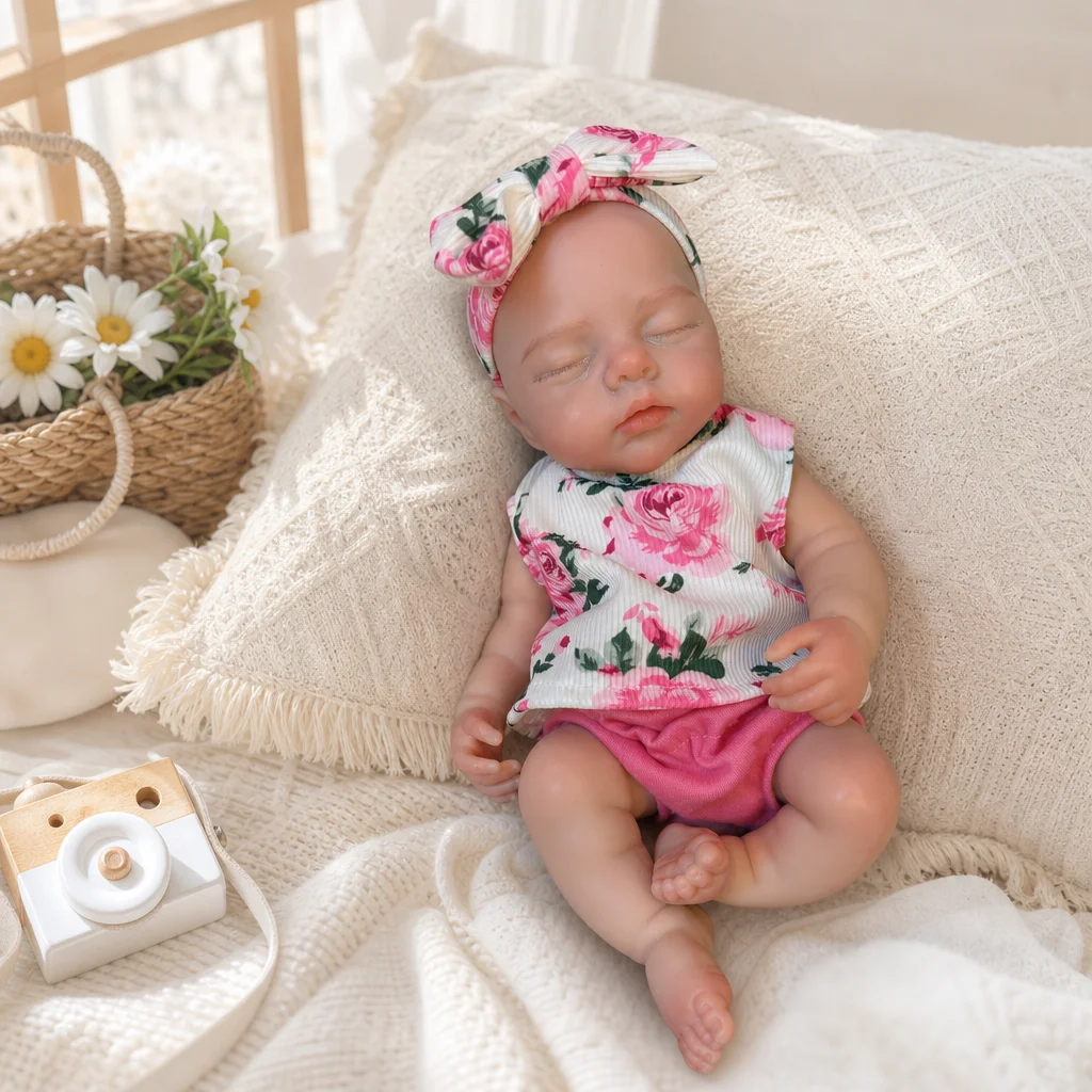 Boneca Reborn de 13 Polegadas, - Reborn Baby Doll Silicone Realistic avaliação e preço