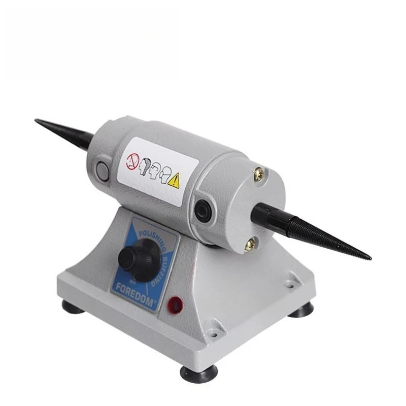 Tabletop Polisher Double-Head Grinding Machine for DIY Jade Jewelry Metal Small Power Adjustable Speed Automation