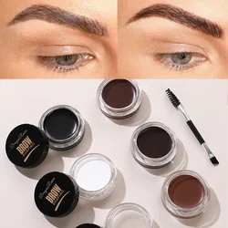 Black Brown Wild Eyebrow Cream Makeup Waterproof Contouring Eyebrow Gel Setting Eye Brow Wax Brow Styling Soap Eyebrow Cosmetic