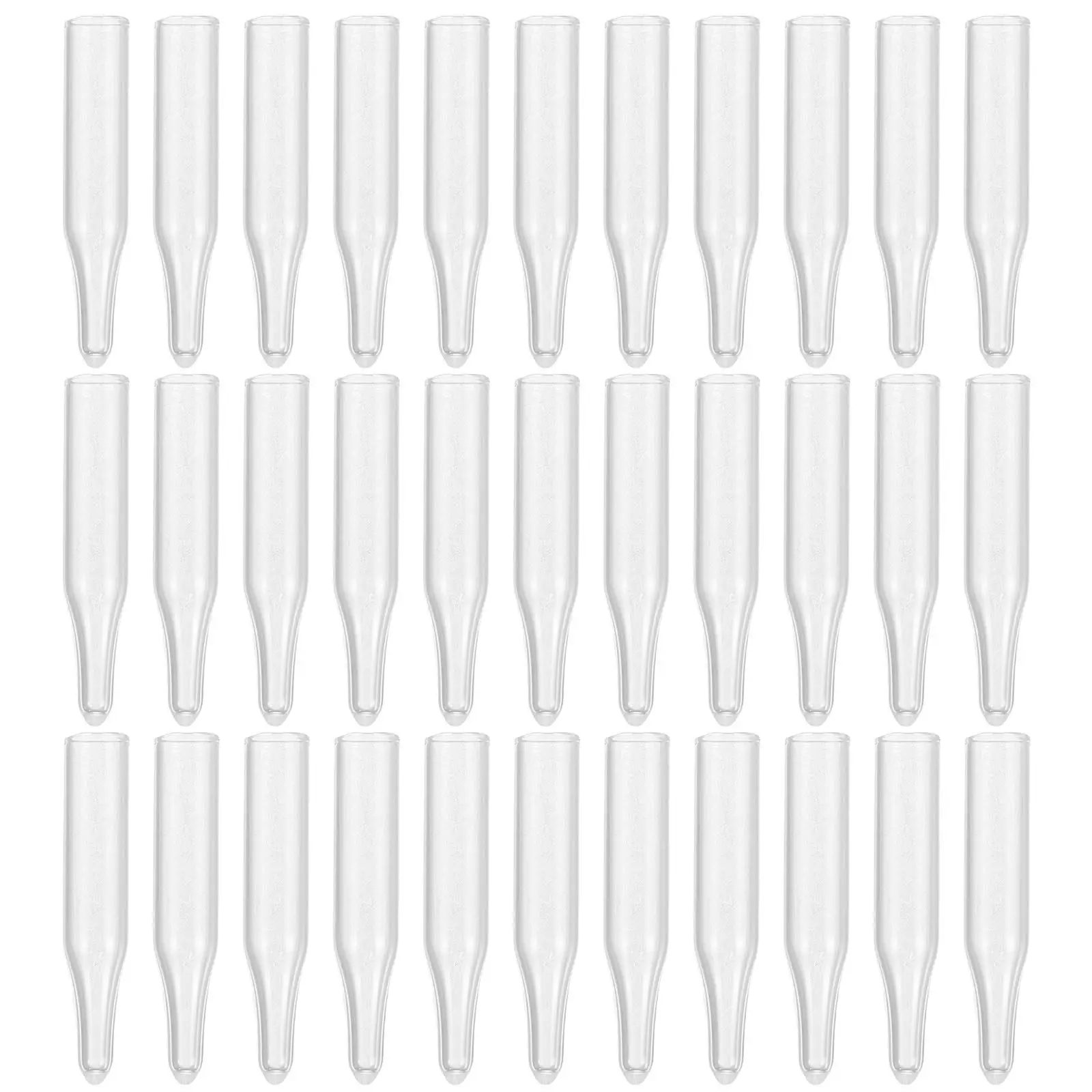 100Pcs Glass Micro Insert 250Ul Low Dead Volume Conical Bottom for 2Ml Screw Neck Vials Hplc Autosampler Sample Vial Insert