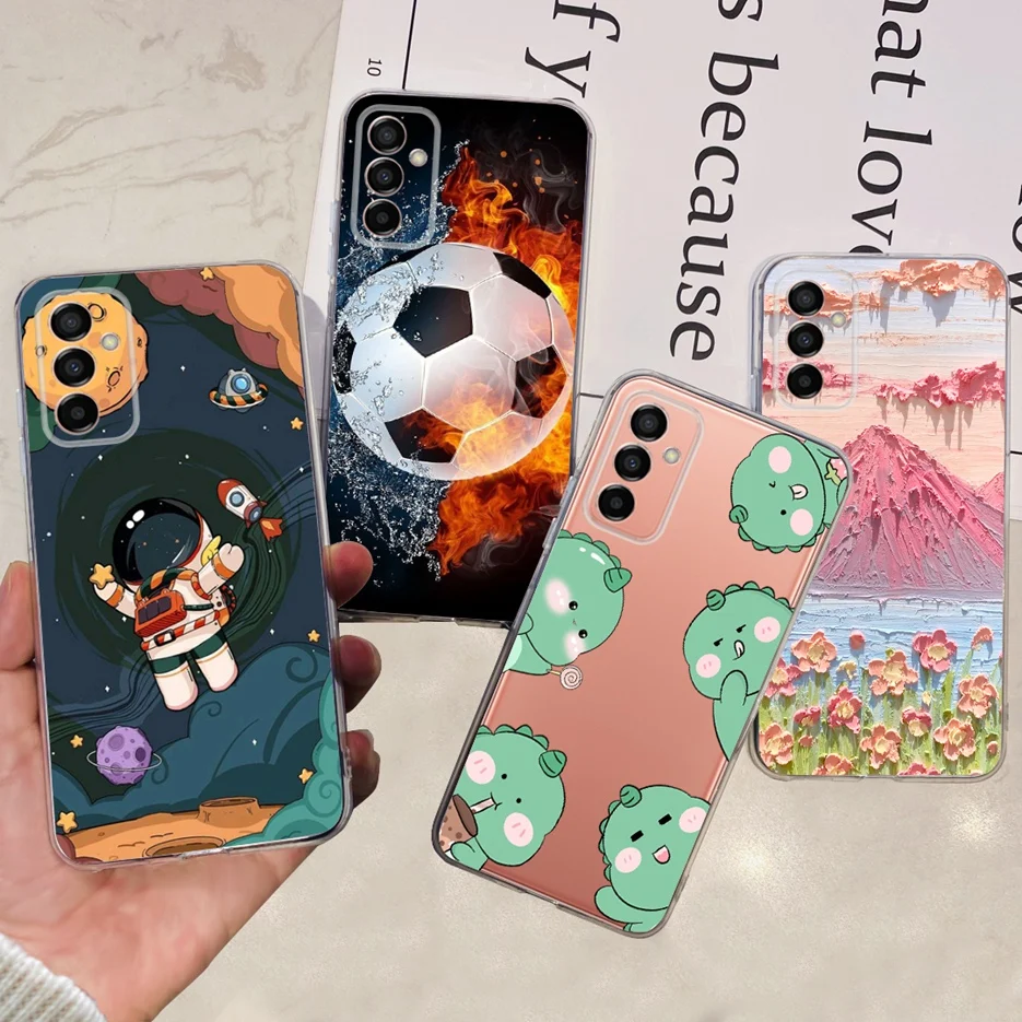 For Samsung Galaxy A14 5G Case Luxury Painted Back Cover Soft Silicone Fundas For Samsung A14 A 14 GalaxyA14 5G Phone Case Coque