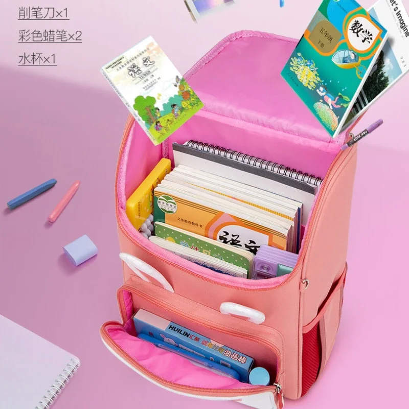 Mochilas escolares de dibujos animados Kawaii de gran capacidad para niños, lindas mochilas escolares para estudiantes de primaria, bolsas de hombro impermeables para niños y niñas