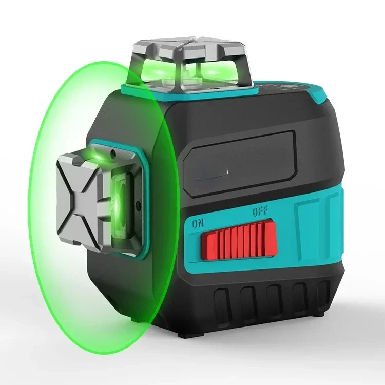 12 Linien 360 Laser Level 5 Linien grüner Nivel-Laser Professionelle einstellbare Laserlinienhelligkeit