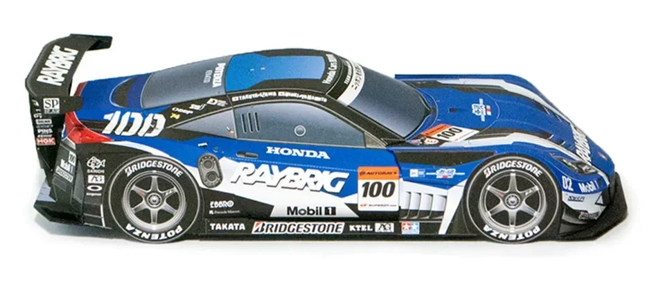 WRC 2012 HSV-010 1:24 Modello di carta per auto, Dakar World Rally Racing Origami Art, Papercraft 3D fatto a mano Artigianato fai da te ZX-135