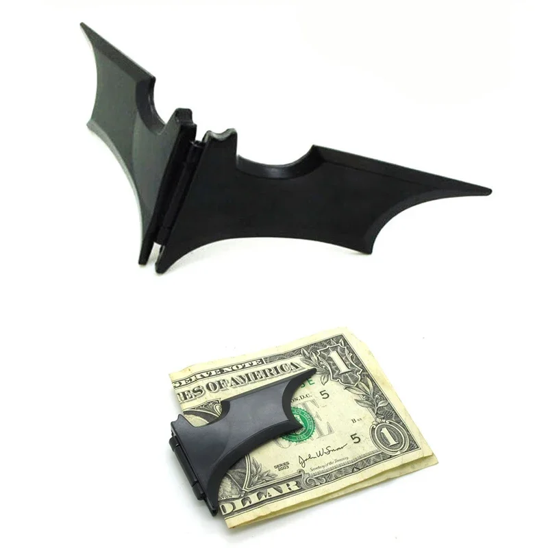 EDC Bat Banknote Clip Outdoor Portable Pocket Money Clip Tool Stainless Steel Metal Wallet Emergency Survival Tool