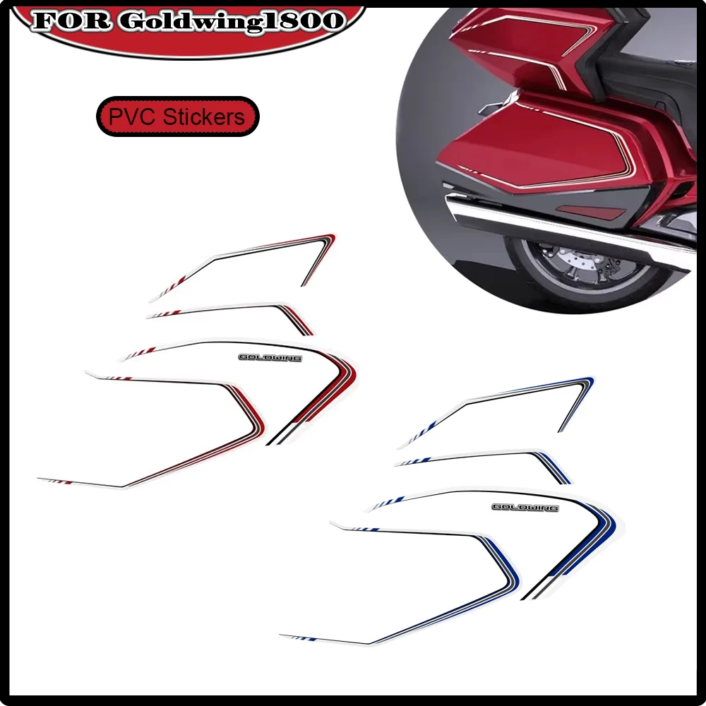 لهوندا Goldwing GL1800 GL1800 بجولة خزان للدراجة النارية وسادة ملصق مائي حالات الجذع الهدايا المجمعة حماية ملصقات 2018-2020