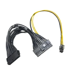 Small 24Pin to Plus & CPU 4Pin Power Suplly Cable Male Female for HP/HP Changyou Mini Supply