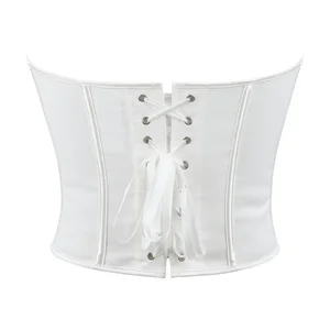 Espartilho sem alças sem ombro para mulheres, tops de regatas, camisola sem costas, roupa íntima feminina, bustier, moda verão 8 principais vendas corpete tomara que caia - №4