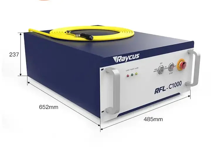 Raycus fiber laser cutting source  RFL-C1000S-CE  single mode and cutting 220v single phase