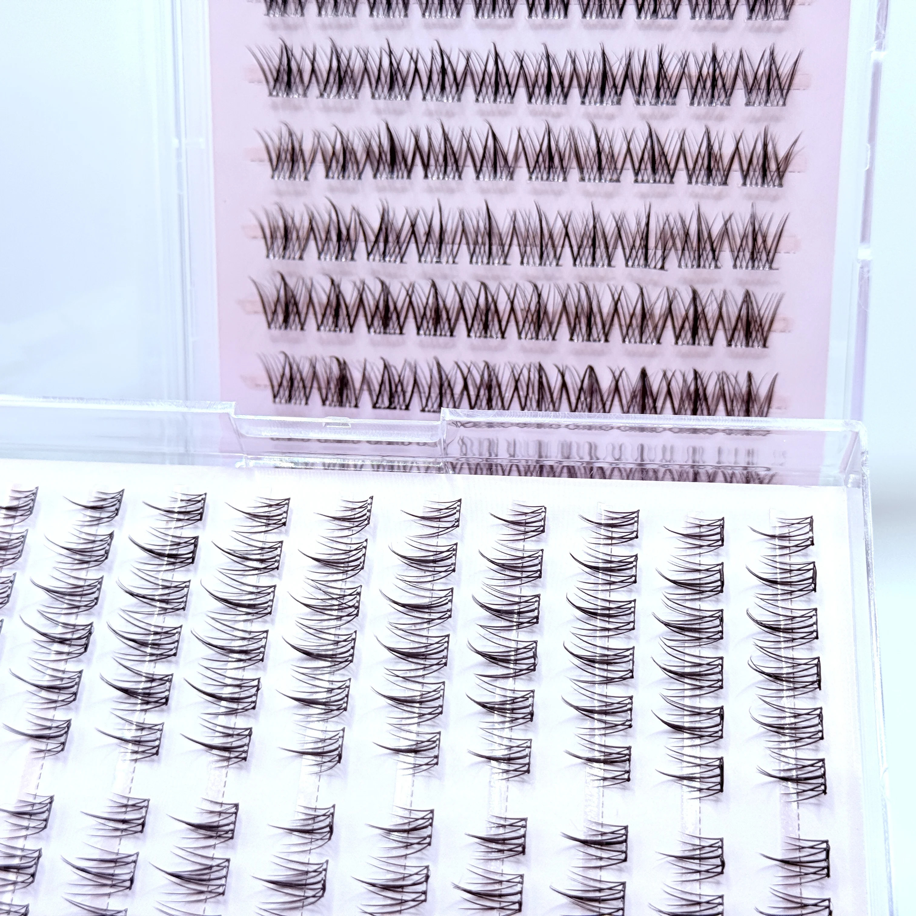 10列 自己粘着 軽量 ふわふわ 長持ちするつけまつげ エクステンション 接着剤不要 パーティーメイク用