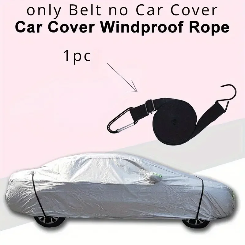 2Pcs Car Covers Fixed Rope Strap Car Cover Windproof Belt Car Luggage Bag Cargo Lashing StrapCar Clothing Fixing Rope