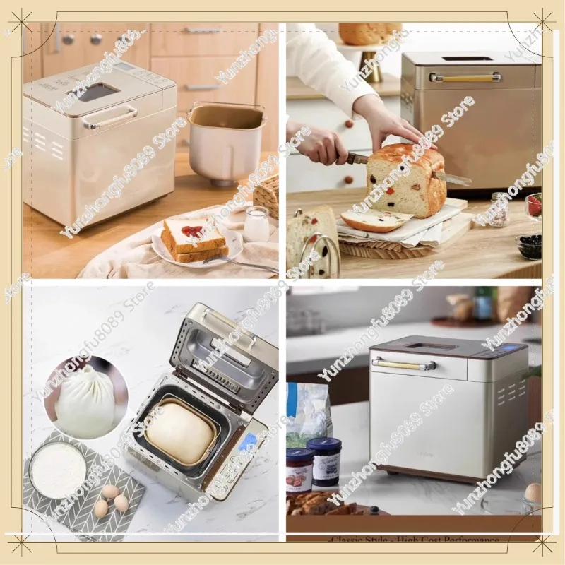 Home Fully Automatic 220V Small Cake Maker Multi Functional Bread Maker Breakfast Machine for Kitchen Breakfast Making