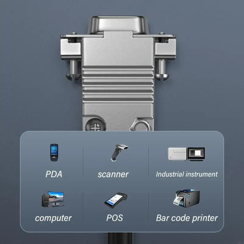 Double Shielded RS232 DB9 Cable for Fast Speed Data Transfer in Various Lengths 83CE
