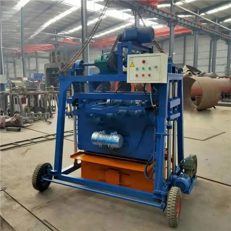 Production Equipment Small Hollow Concrete Mobile Hand Push Brick Making Machine Easy To Operate And Customizable 2025