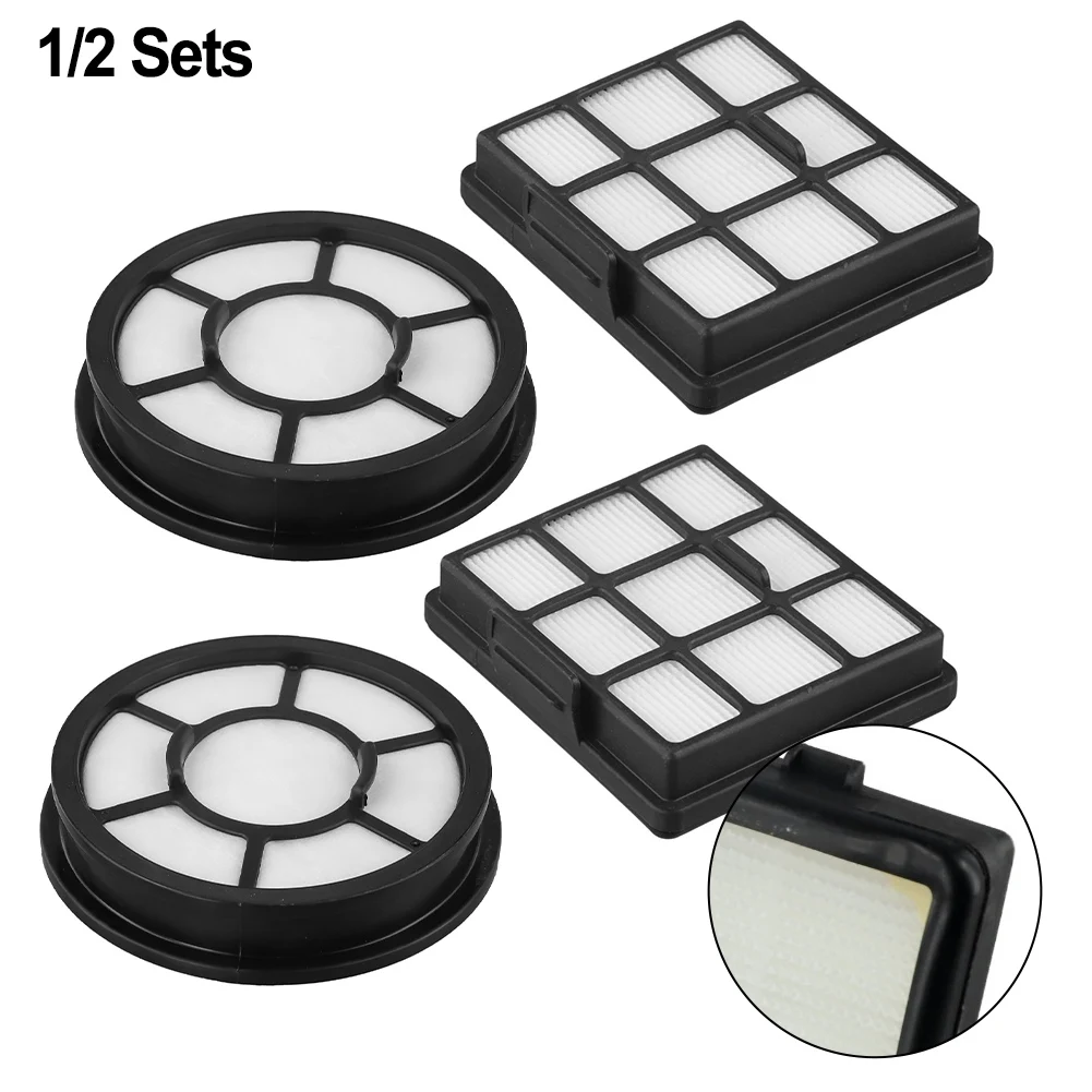 Vacuum Filters For Basics Bagless Vacuum Cleaner 16H-71EU4,VCM43B16H,B07C41FMF1 Replacement Washable And Reusable Filters