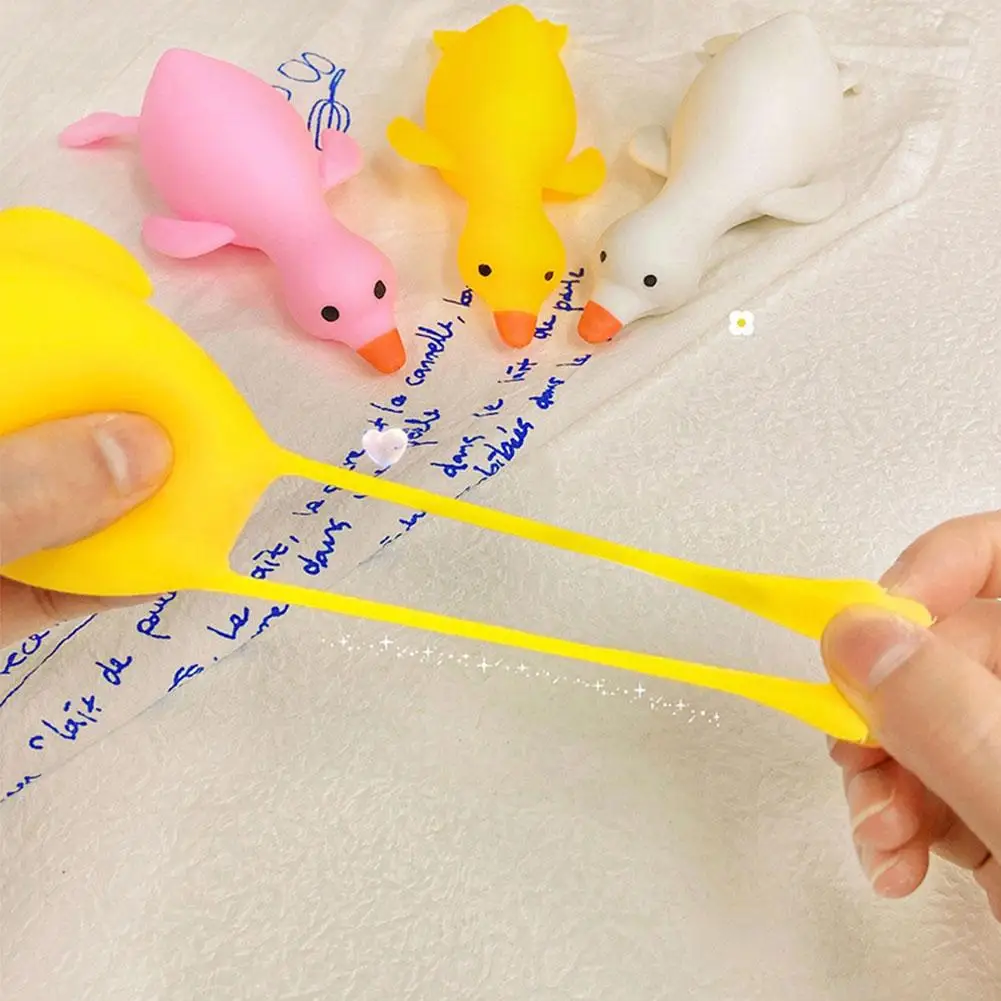 Cute Cartoon Duck Stress Relief Squeeze Toys Reliever Squish Toy Animal Antystresowy Dla Dzieci Dorośli Prezenty Fidget Toys N4M9