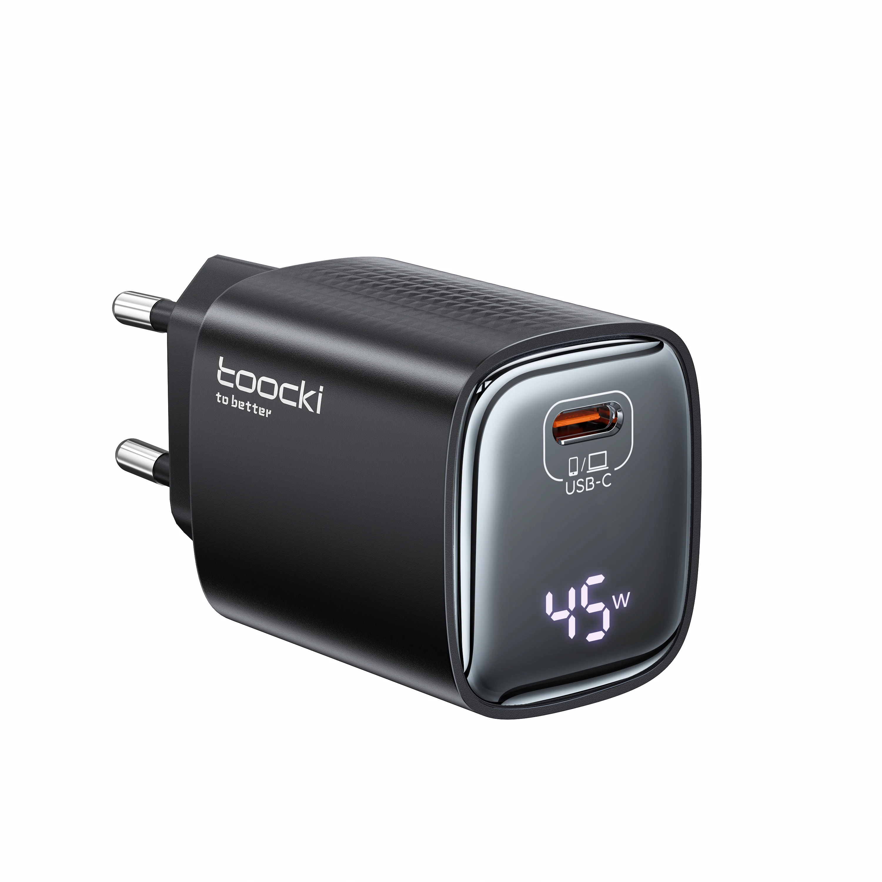 Toocki 45W GaN Charger KR Plug SFC 2.0 PPS 3.0 QC4.0 Type C Fast Phone Charger for iPhone 17 16 15 S