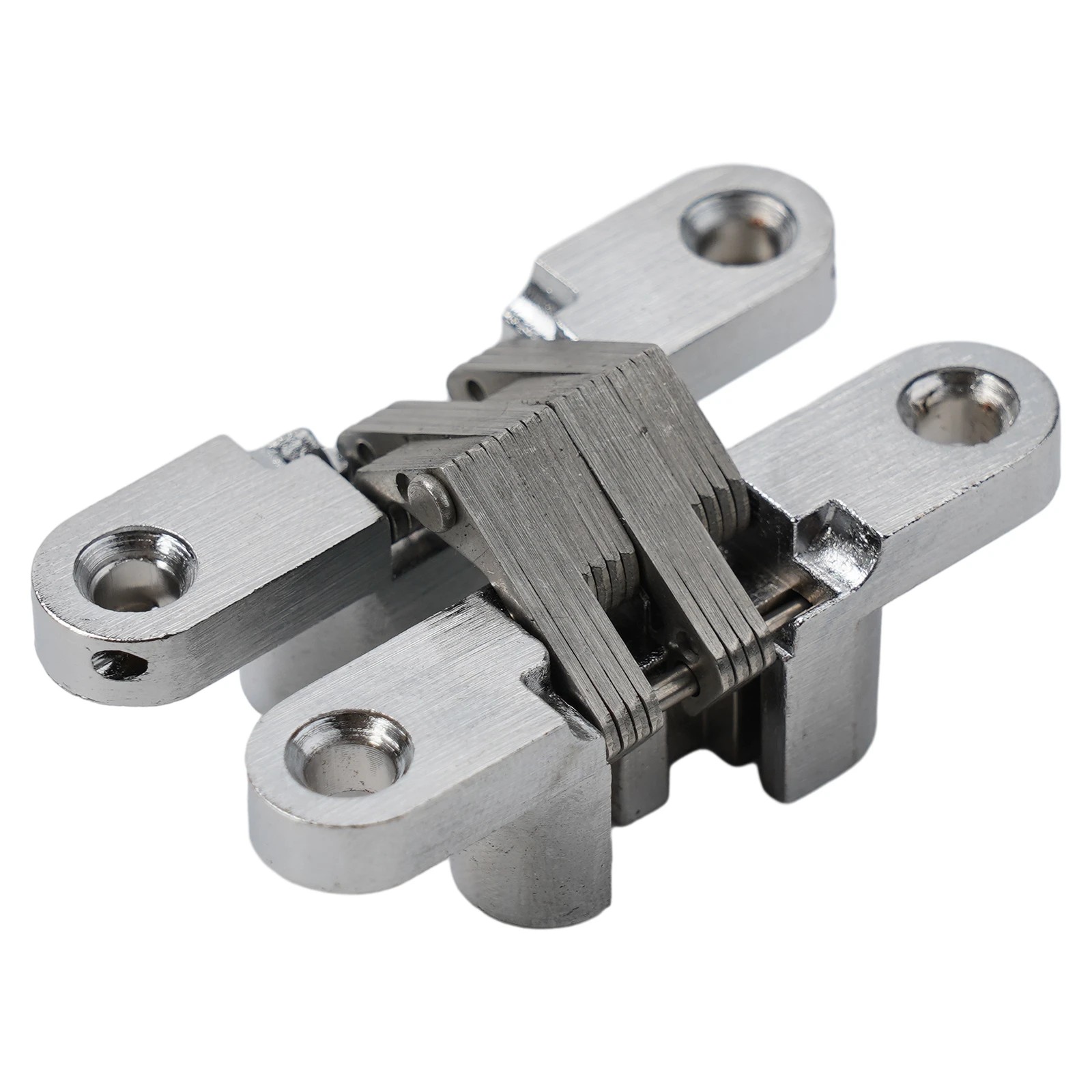 Door Hinges Hinge Home Improvemen Invisible Concealed Cross Folding Door Hardware Zinc Alloy Body High-end Clubs Clubs