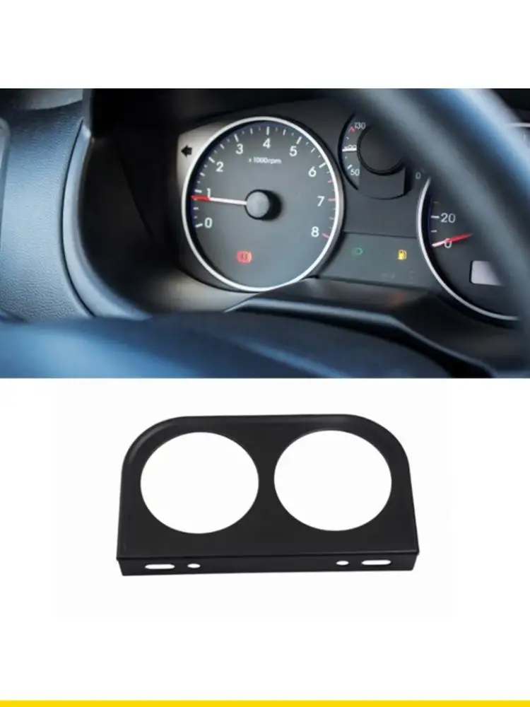 SZCH Fashion 2.1 Inch Gauge Mounting Bracket Stand for Water Temperature and Oil Pressure Gauges Enhancing Car Dashboard Look