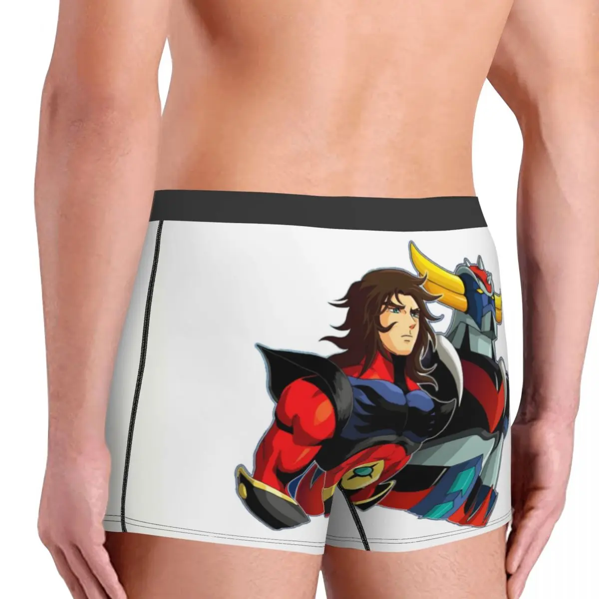 Grendizer And Actarus Metal Underwear Breathable Ufo Robot Goldorak Mazinger Z Boxer Briefs Shorts Panties Soft Underpants Male