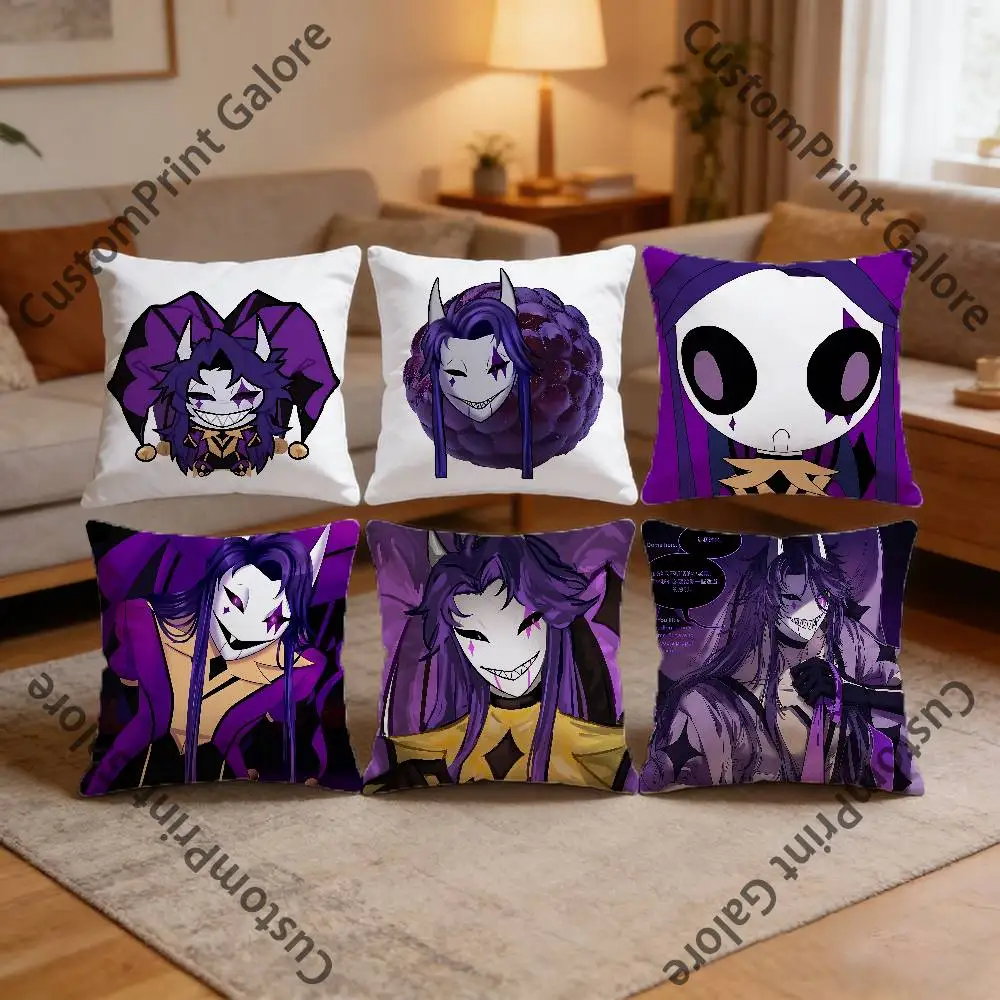 

Jester F-Freak C-Circus Pillow Cover Polyester Square Cushion Case 45 cm Decorative for Home Couch Bed Car Decor