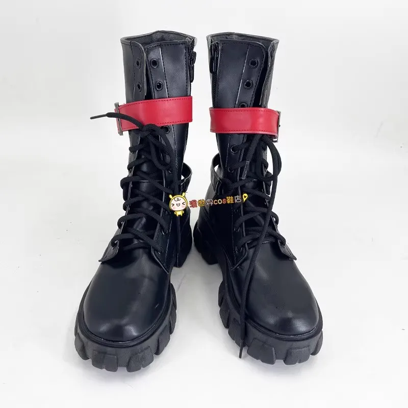 Miłość i Deepspace Heroine Hunter przebranie na karnawał buty czarne buty ze sztucznej skóry