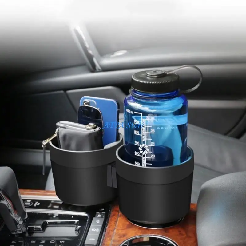 

U13C Car Cup Holder Expander with Adjustable Base Car Cup Dual Holder