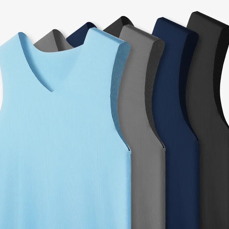 1pc A must-have for summer coolness! Ice silk vest, super cool in one second