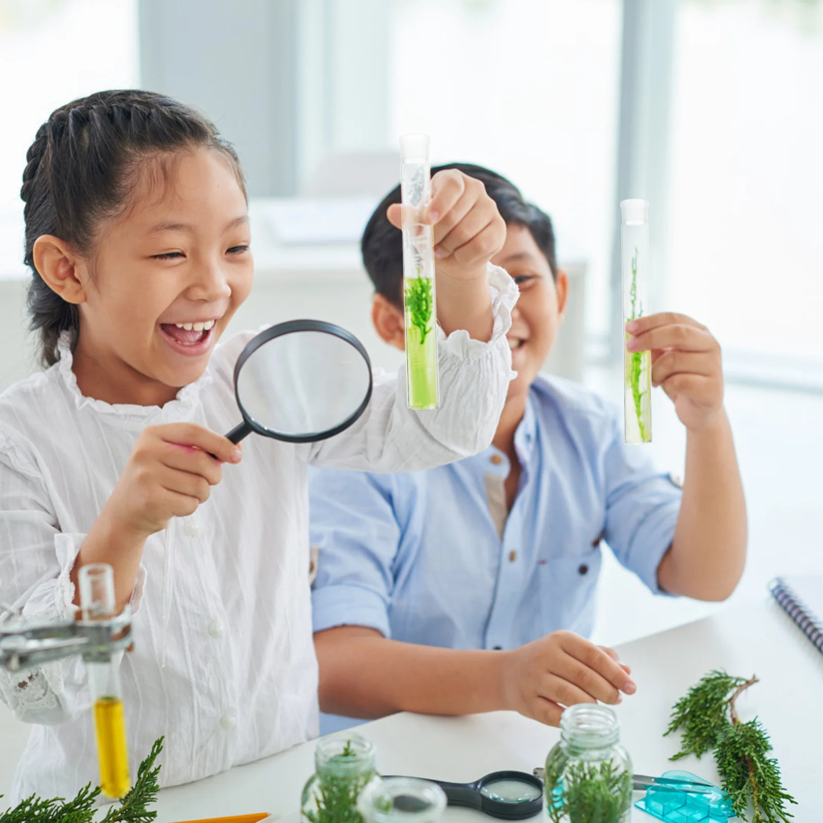 

Professional Glass Colorimetric Tube 50ml Safe Eco Friendly Colorimetric Cylinder Clear Scale for Chemistry Experiment Tools