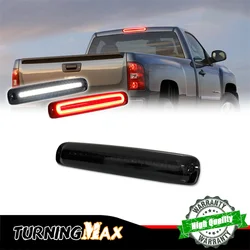 1PC Red LED High Mount Third 3rd Tail Brake Light w/ White Roof Cargo Light For Chevy Silverado/GMC Sierra 1500 2500 3500 3500HD