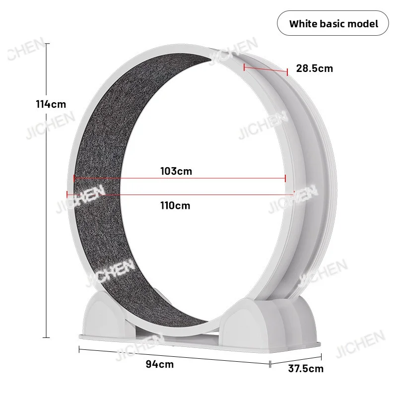 

Интеллектуальный цифровой дисплей JC, беговая дорожка для кошек, бесшумное колесо большого диаметра для кошек, подходит для фитнеса домашних животных в помещении.