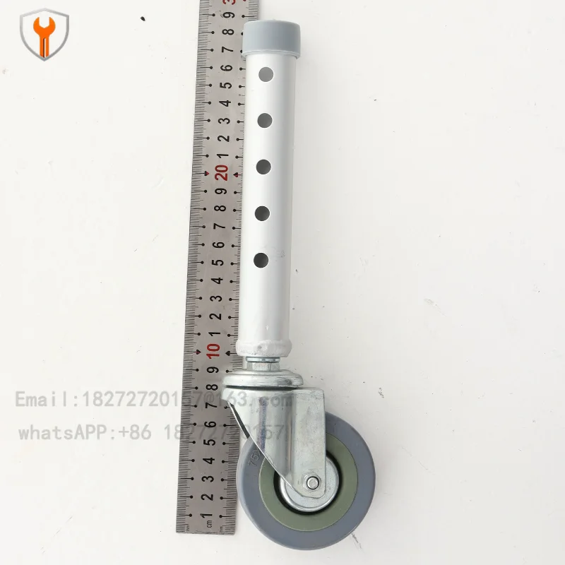 Wheelchair accessories, toilet chair, walker accessories ordered, pipe diameter 25/28mm with wheel/without wheel