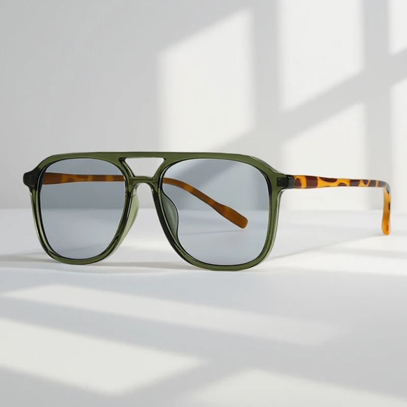 

Classic Square Sunglasses Men Women Retro Pilot Male Sun Glasses Fashion Daily Decorative Driving Shades UV400