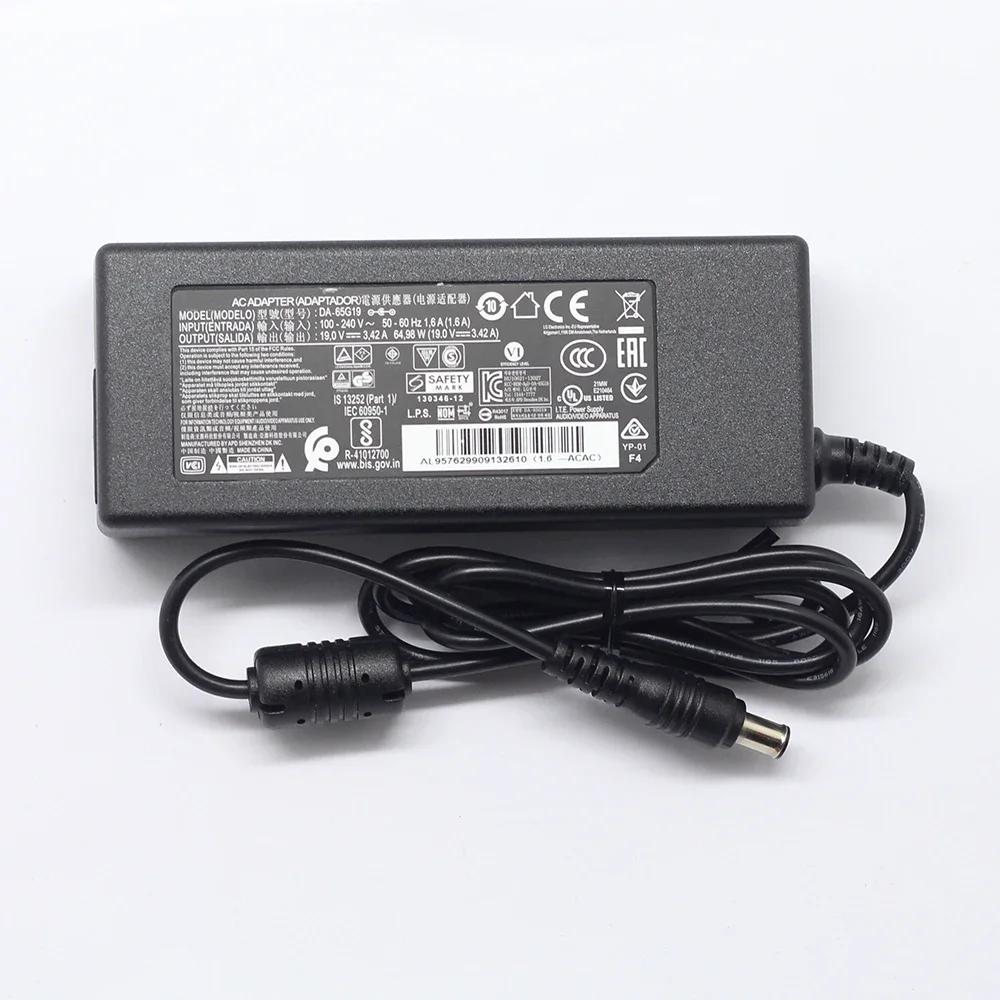 

New Charger DA 65G19 Power Supply 19V 3.42A 65W AC Adapter DA-65G19