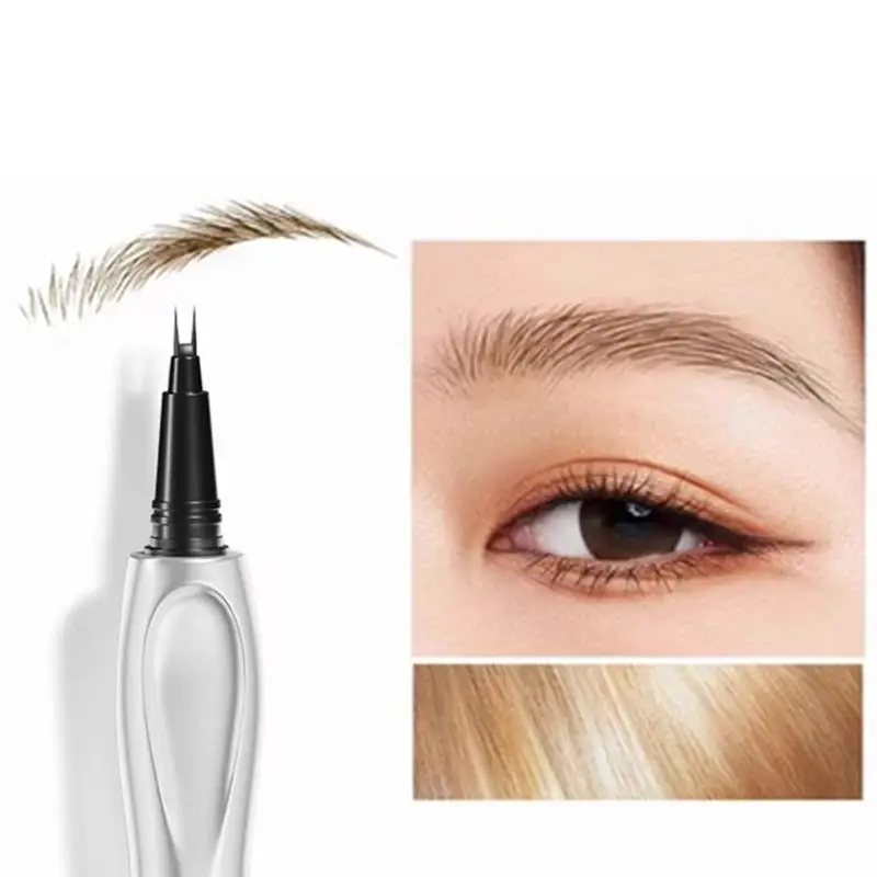 Profissional Dual Tip Sobrancelha Lápis, Brow Enhancing Pen, impermeável e à prova de suor, Wild Sobrancelha Lápis, Eye Brow Definer