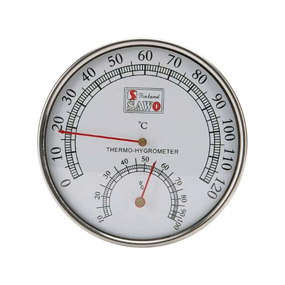 Multiple Thermometer Hygrometer Pointer Hygrothermograph Barometer Hygrometer Thermometer for Steam Sauna Room