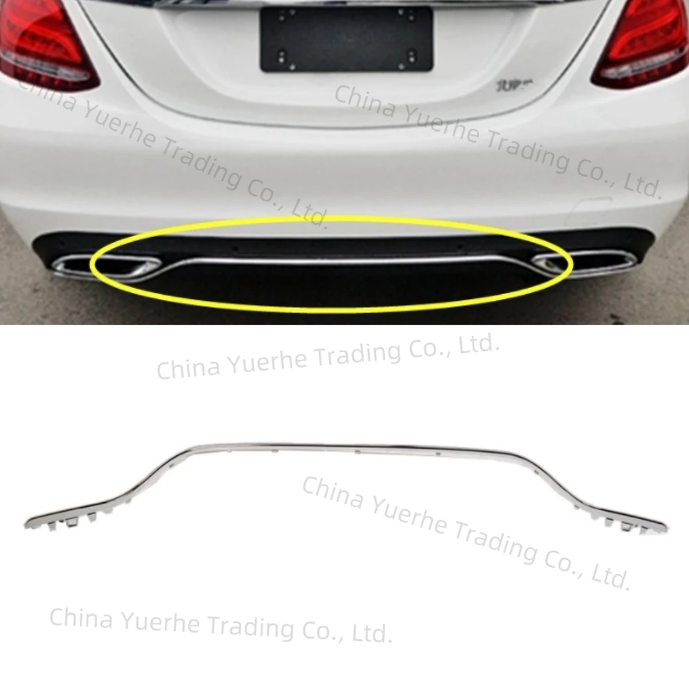 

Хромированная декоративная полоса заднего бампера A2058850721 для Mercedes Benz C-Class W205 2015-2018 C300 C400