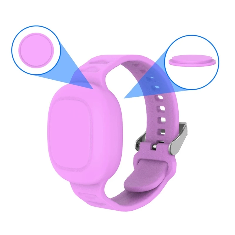 مكافحة خسر أساور حزام الساعات المحمولة حامي الحال بالنسبة لسامسونج غالاكسي SmartTag/العلامة الذكية زائد سيليكون واقية الجلد كوف