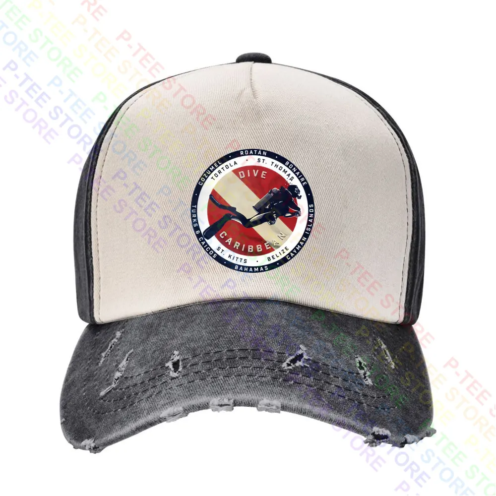 Scuba Dive Caribbean Baseball Cap Snapback Caps Knitted Bucket Hat