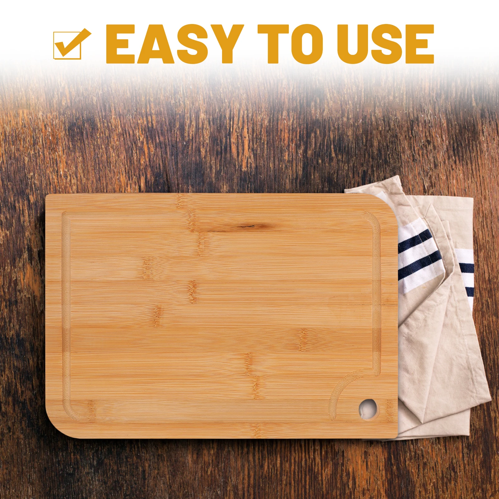 

Bamboo Cutting Board Multifunctional Kitchen Tool Boards Food Collector Easy Cleaning Chopping Fruits